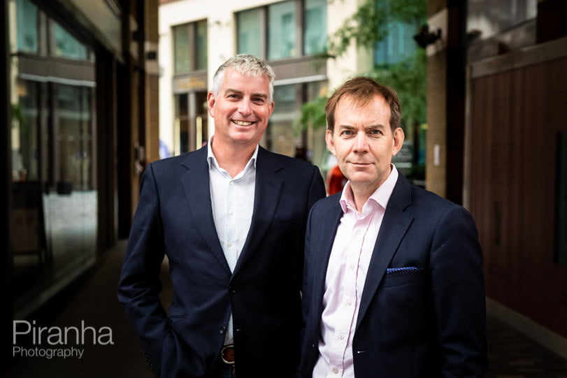 London Corporate Portraits for PR & Website 40 PR Photograph - portraits of two new recruits