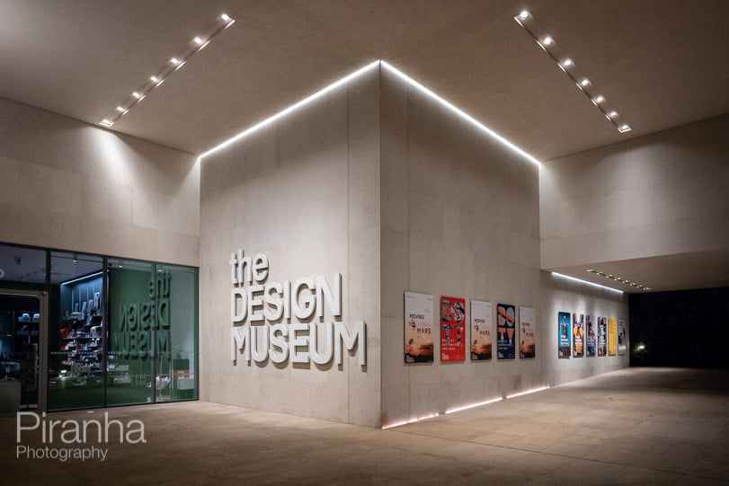 Photograph taken of inside the Design Museum in London