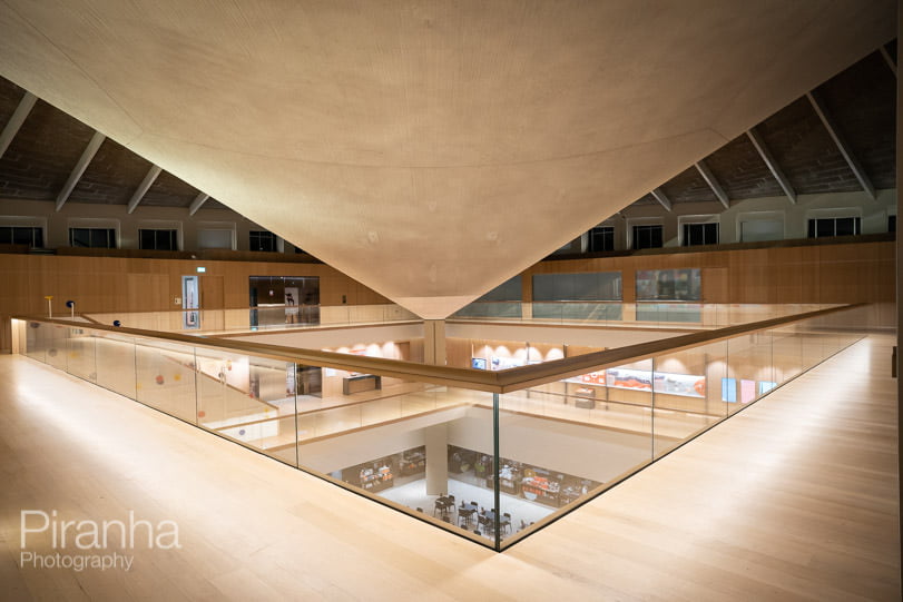 Interior photograph of design museum in London