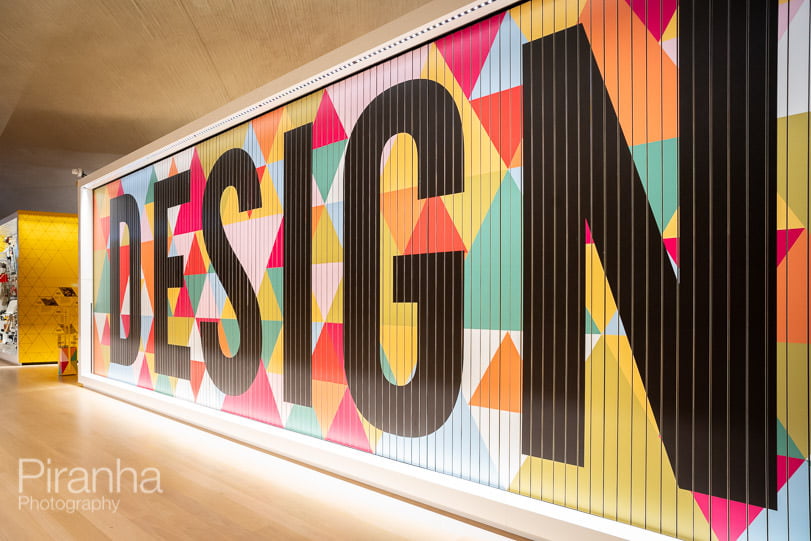 Photograph taken at the Design Museum in High Street Kensington, London during evening Alumni event