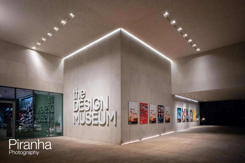 Photograph taken of inside the Design Museum in London