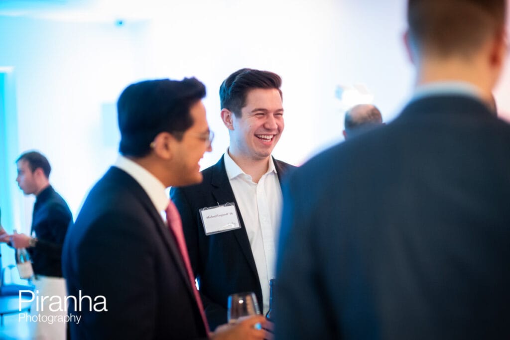 Evening event photography in London at the Design Museum