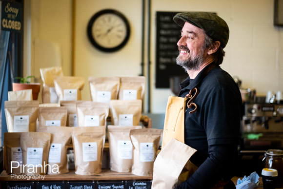 New website photography for coffee company