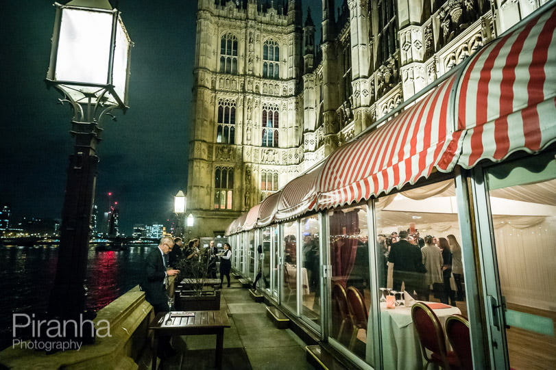 Houses of Parliament exterior at evening event by event photographer London