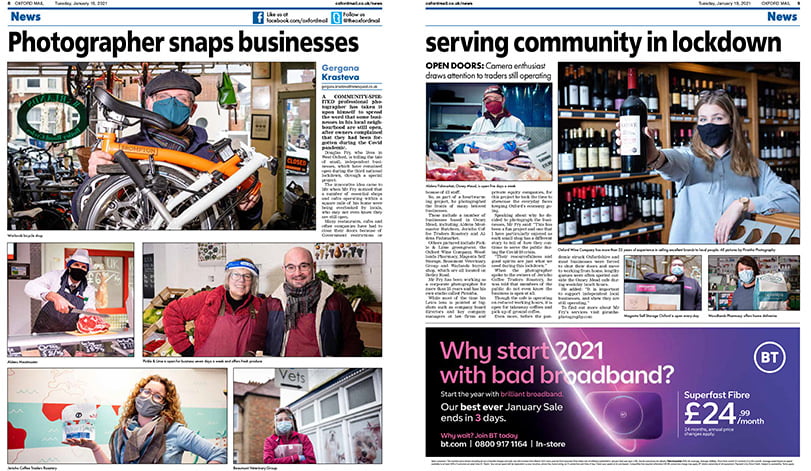 Oxford Local businesses feature in Oxford Mail