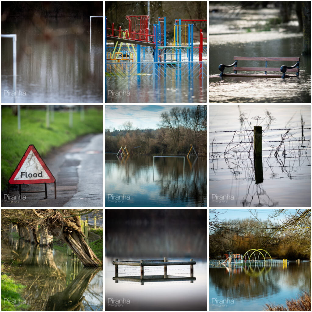 Professional photography oxford - selection of flooding photographs taken during lockdown 3