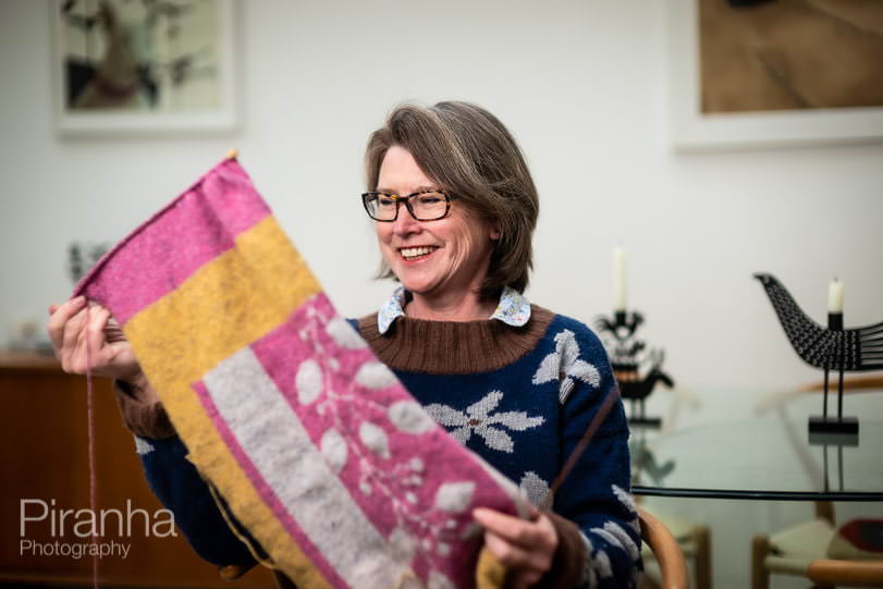 BBC News Website - Pictures by Piranha Photography 7 Photography of knitting as a hobby taken during photo shoot at home in lockdown