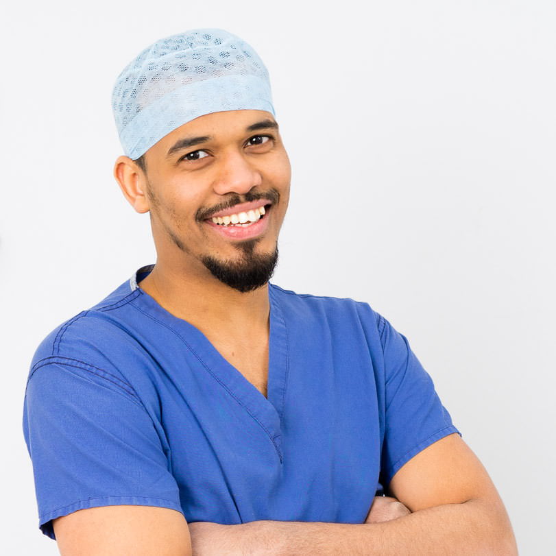 Headshot photograph of medical professional at the Lister Hospital in London