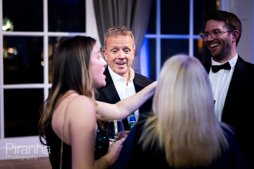 Event Photography for Accounting Firm's Annual Awards Ceremony in London 9 Event photographer London - guests sharing a joke