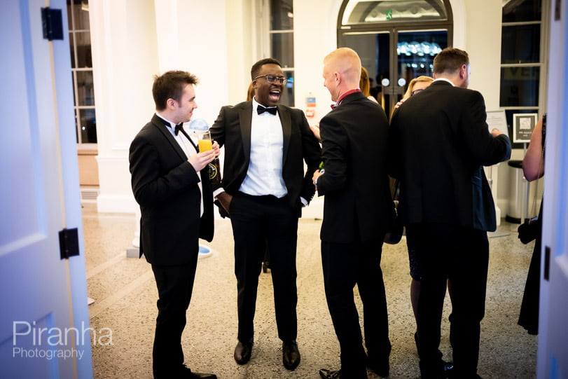 Event photographer London - guests enjoying the evening