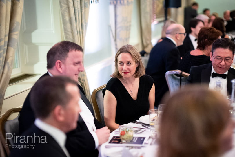 Event Photography for Accounting Firm's Annual Awards Ceremony in London 35 Award winners at Dartmouth House award ceremony reception guest