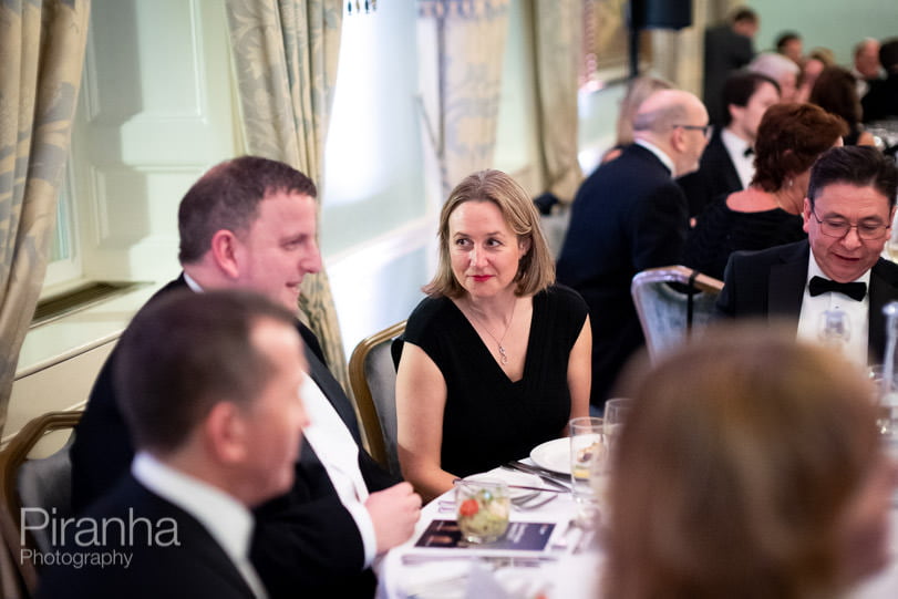 Award winners at Dartmouth House award ceremony reception guest