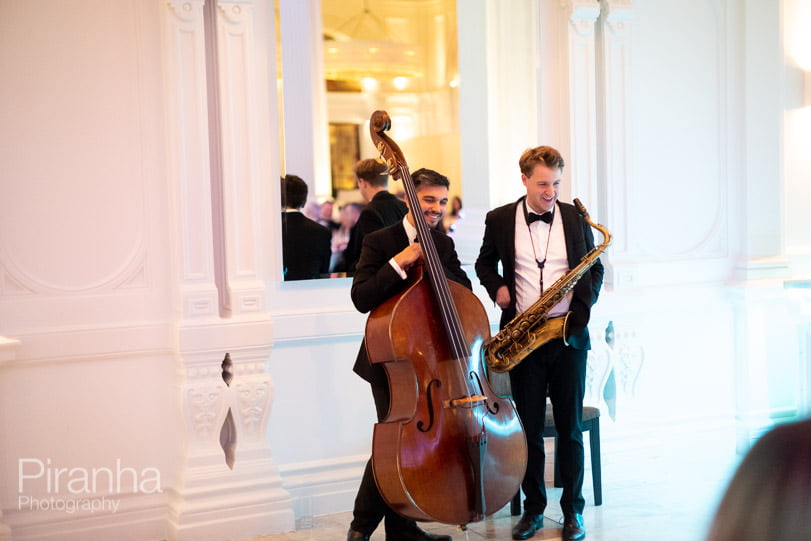 Awards ceremony photography - the band playing on the night