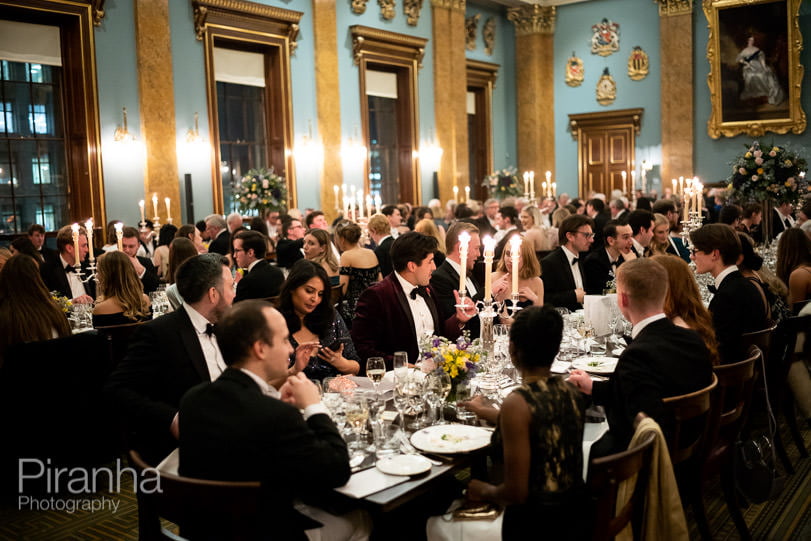 Photography of evening event at Fishmongers' Hall in London 2 Event photography of evening event for Inner Temple taken at Fishmongers' Hall in London