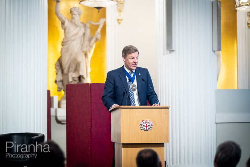 Speaker Photography at Event at Mansion House in City of London