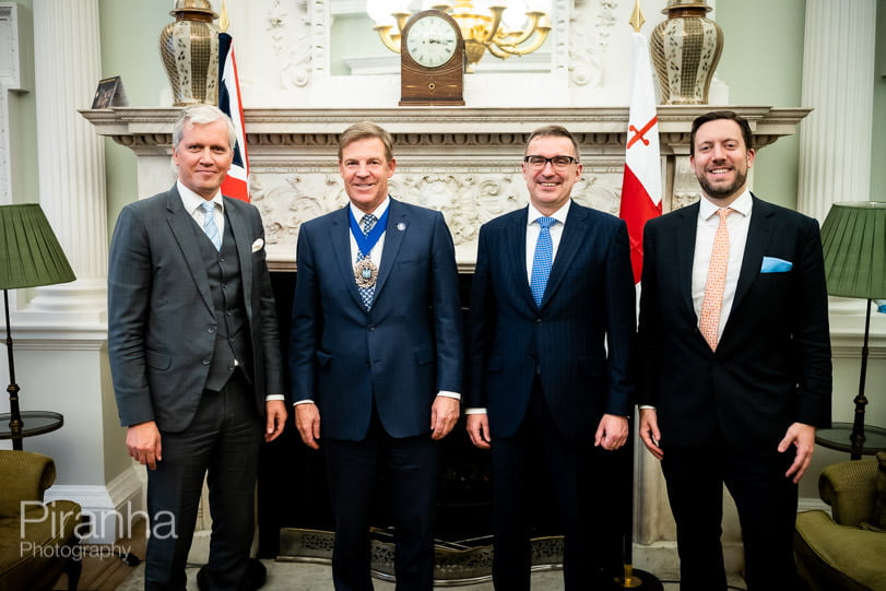 Group Photography at Mansion House in City of London