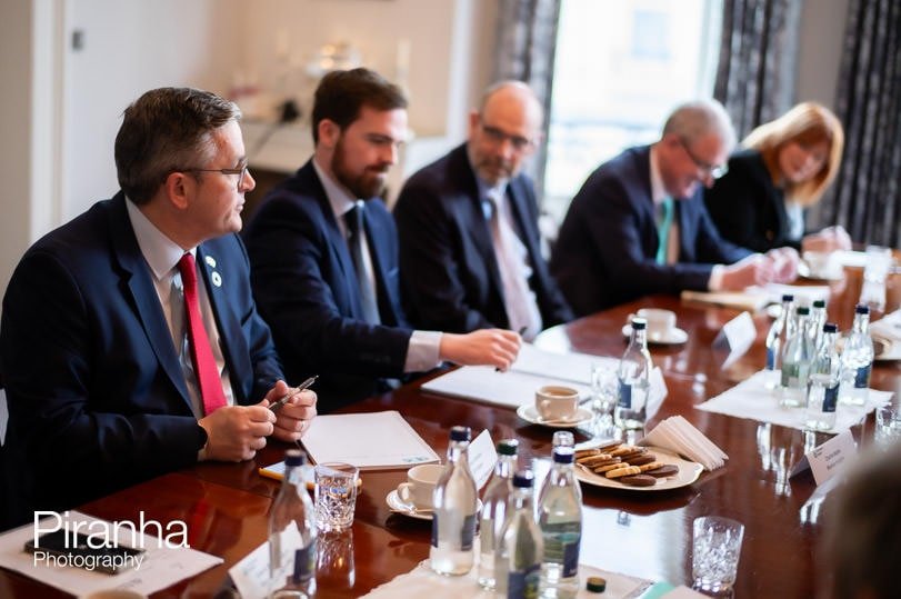 London photography for trade delegation for LinkedIn