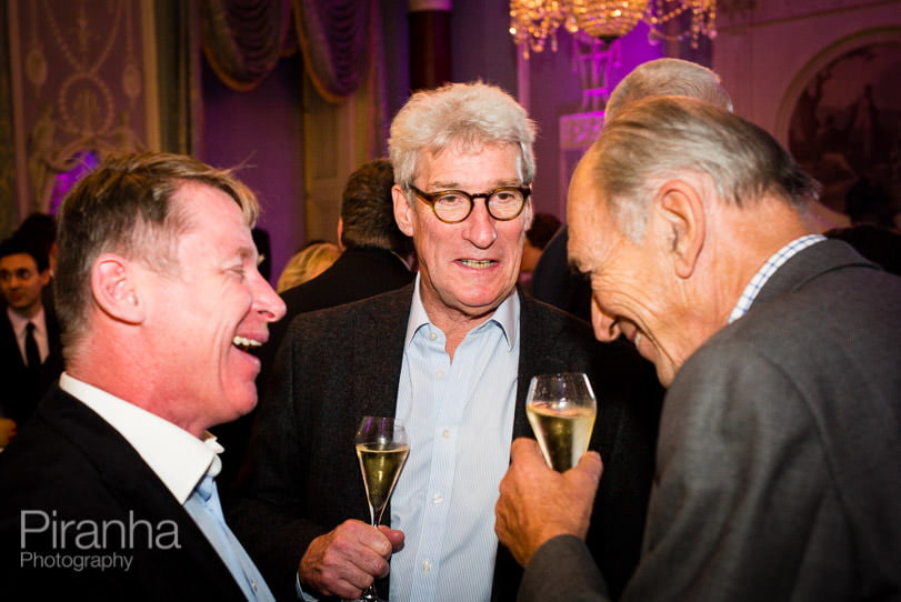 Jeremy Paxman - at celebrity party.