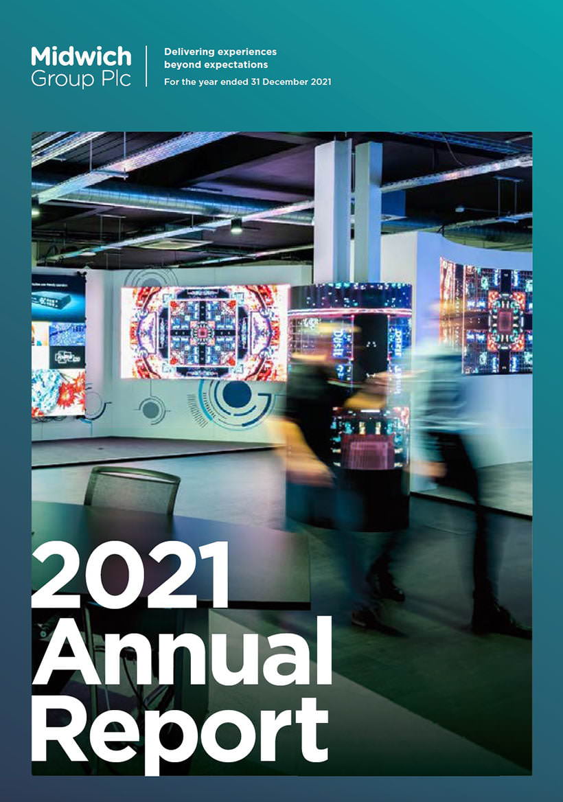 Technology Company Annual Report Photography 14 Report and accounts front cover