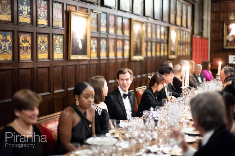 Honourable Society of Lincoln's Inn - Event Photography of dinner