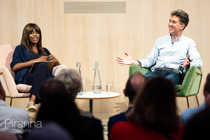 Event photographer for the Royal Society of Arts - Ed Miliband