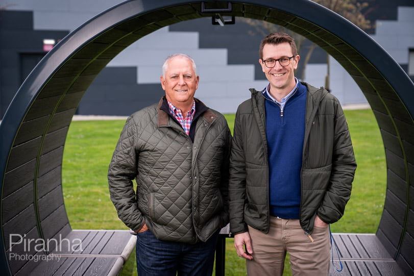 Photography by Team Photographer James 5 Company Directors photographed on Oxford Campus