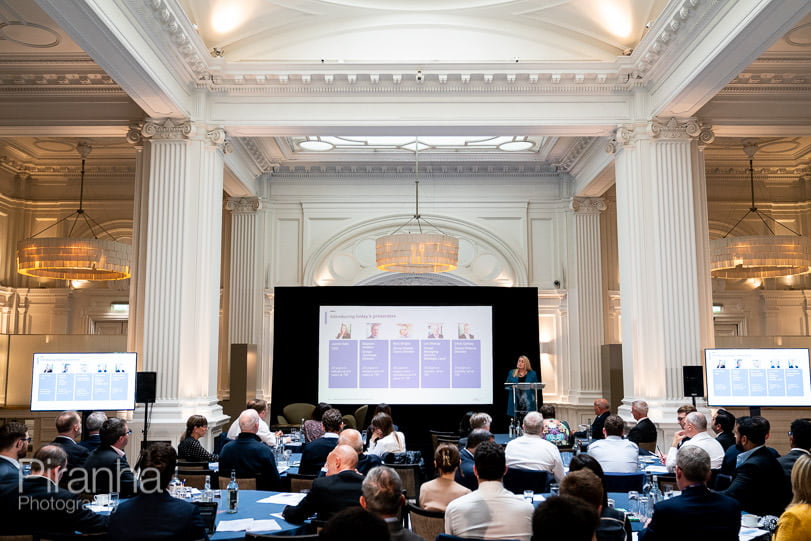 Event photography at Capital Markets afternoon in Liverpool Street hotel, London