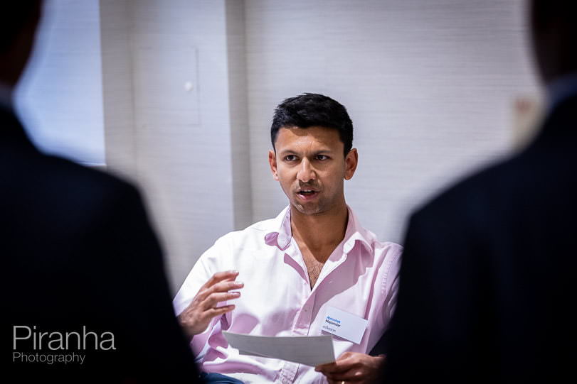 London event photography in offices - participant