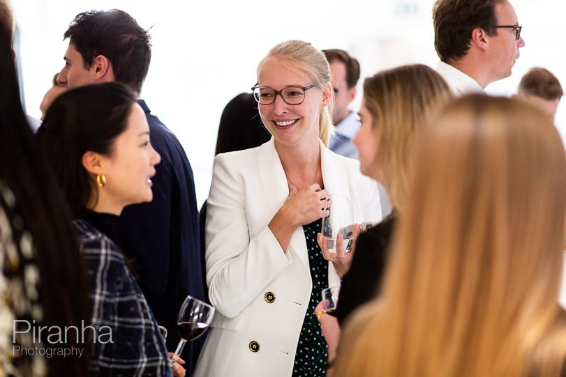 Event Photography by Team Photographer Teo 8 Guests and the client photographed at London corporate event