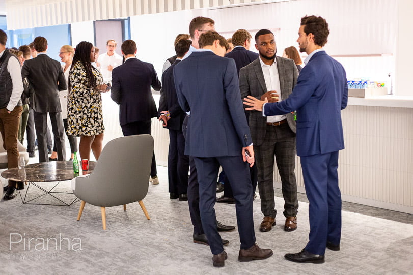 Event Photography by Team Photographer Teo 16 Guests and the client photographed at London evening event