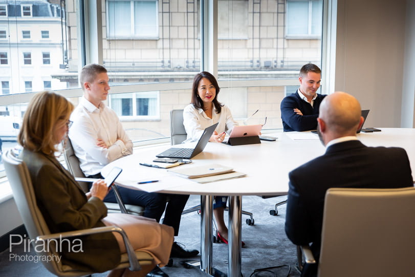 Meeting photography in London offices