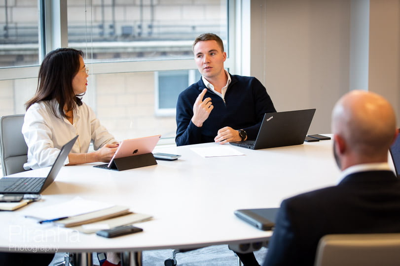 Meeting photography in London offices