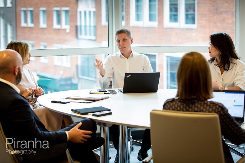 Meeting photography in London offices