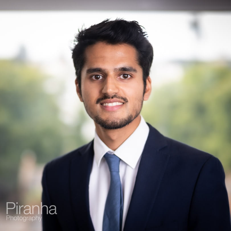 Corporate portrait of employee for use on new website