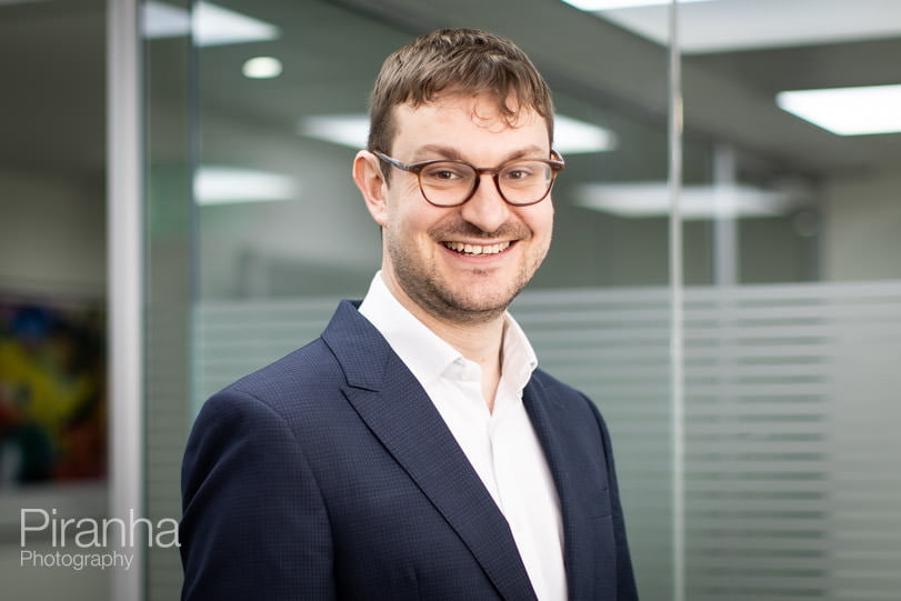 Environmental portrait taken in London office