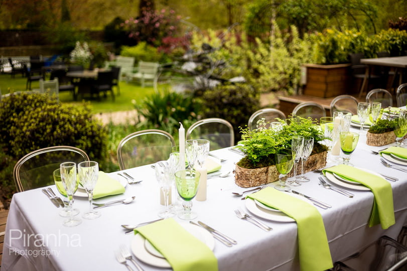 Photography of gardens in summer for London venue