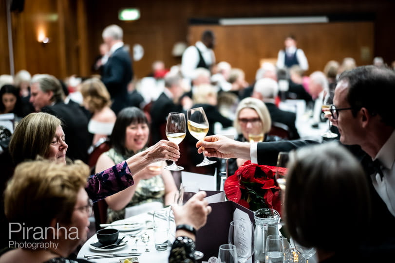 Guests during corporate event at London venue