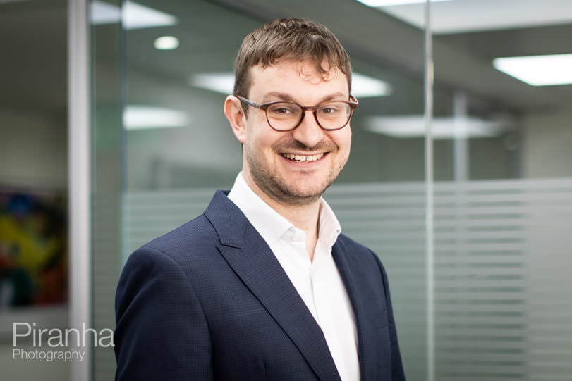 Environmental portrait taken in London office