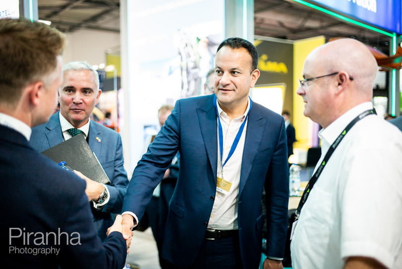 Farnborough Airshow - The Taoiseach meeting delegates