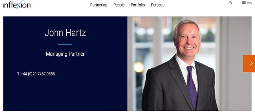 Photograph of Managing Partner on new website