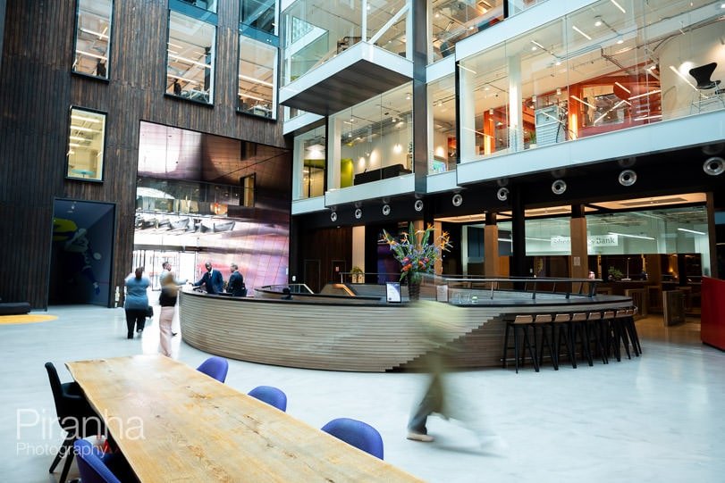 London office buildings photography - entrance hall