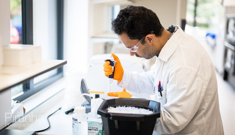 Laboratory photography for biotechnology company in Oxford