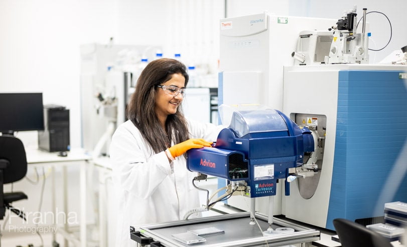 Laboratory photography for biotechnology company in Oxford