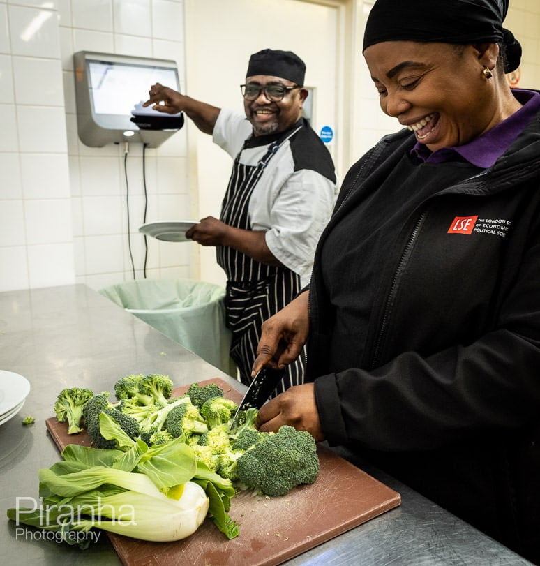 catering company photography taken in London kitchens