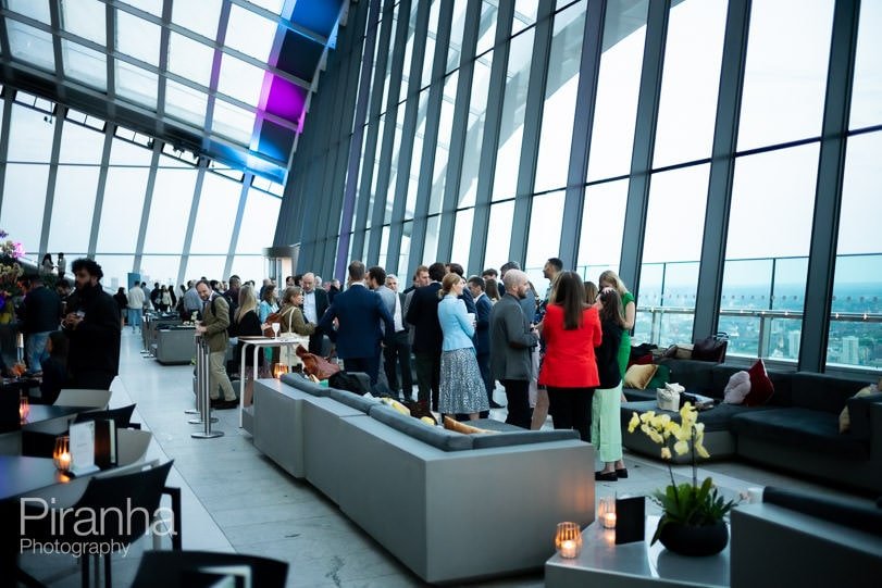Sky Garden in the Walkie Talkie Building - 10th Anniversary company party photography