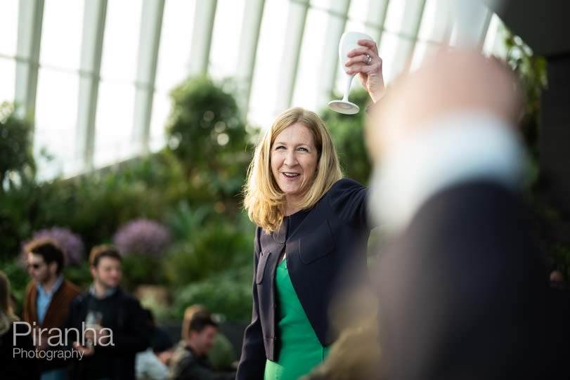 Company party photographed by Piranha in the Sky Garden London