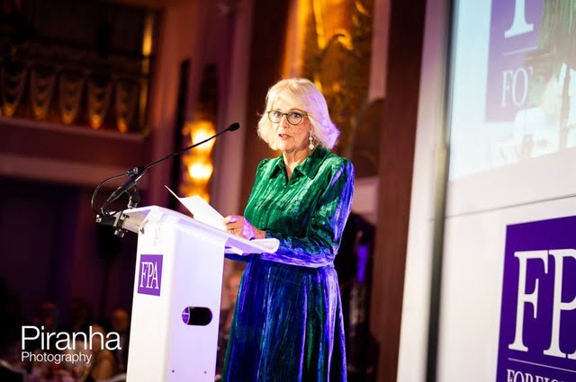 Her Majesty The Queen at Foreign Press Association Awards night in London