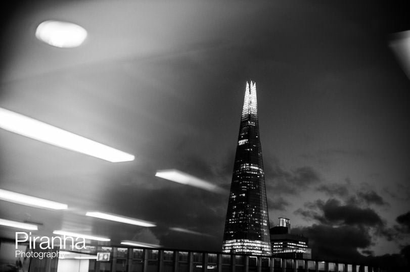 Photograph of London skyline and the cheese grater.