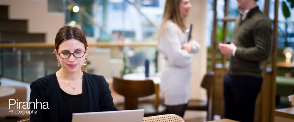 Financial Services Company - New Website Photography 9 Office photography for graduate section of management consultants website. Showing collaborative working and supporting the brand.