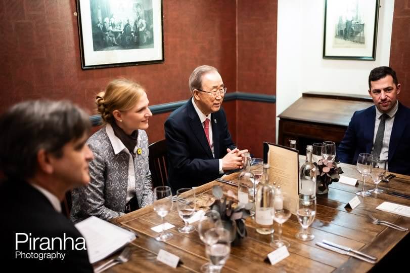 Photography of Ban Ki-moon event in London at Chatham House